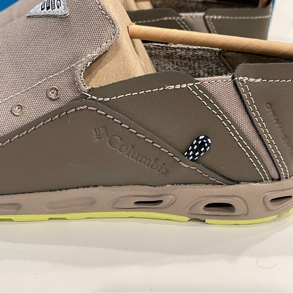 Columbia Men's PFG Bahama Vent Slip On Boat Fishing Shoes Kettle Brown NWT - Picture 7 of 16
